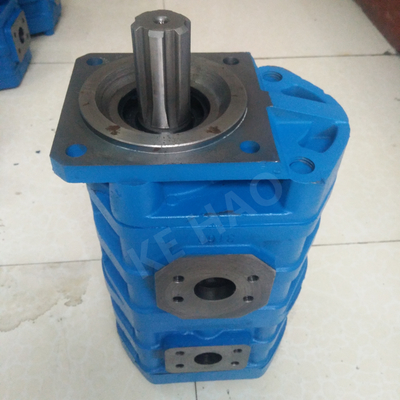 CBGJ-Doppelpumpe-Quadratabdeckung Keil-blaue kompakte ursprüngliche Zahnradpumpe für die Technik der Maschinerie und des Fahrzeugs