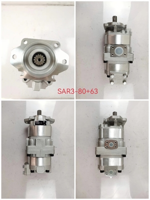 KOMATSU LOADER HYDRAULISCHE ZAHNRADPUMPE 705-56-34100 SAR3-80+63-WA420-1C