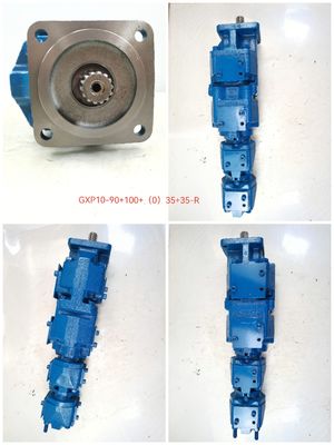 GXP10-90+100+(0) 35+35-R Hydraulische Getriebepumpe für Amerika Parker GXP10 GXP1 GXP0 GXPP Serie GXP2 Aluminiumlegierung Material Einjährige Garantie