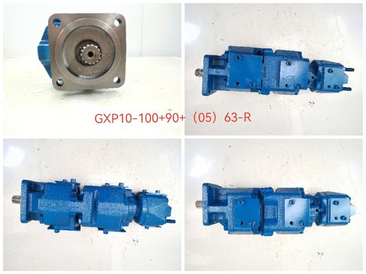 GXP10-100+90+(05)63-R für Amerika Parker GXP10 GXP1 GXP0 GXPP GXP05 Serie GXP2 Aluminiumlegierung Material Ein Jahr Garantie Radlader 85ZA 85ZIV 90ZIV Getriebepumpe / variable Geschwindigkeitspumpe