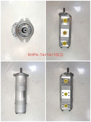 Hochleistungs-Hydraulische Getriebepumpe KHP4-14+14+10CD mit 11KW Leistung 1060lpm Durchfluss und 160kPa-250kPa Druck Landmaschinen Hydraulische Teile