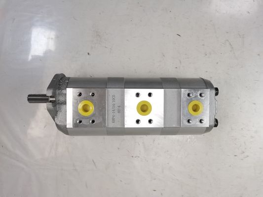 Hochleistungs-Hydraulische Getriebepumpe KHP4-14+14+10CD mit 11KW Leistung 1060lpm Durchfluss und 160kPa-250kPa Druck Landmaschinen Hydraulische Teile
