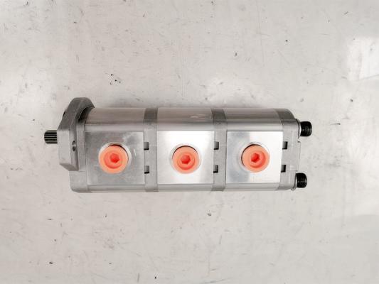 12+12+10 10T R Gewinde Hydraulikpumpe Stahl- und Aluminiumlegierungen 160 kPa-250 kPa Mittel- und Hochdruck Außenverzahnungs-Zahnradpumpe Hydraulikpumpe Schwermaschinen