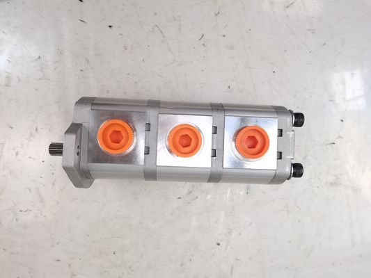 12+12+10 10T R Gewinde Hydraulikpumpe Stahl- und Aluminiumlegierungen 160 kPa-250 kPa Mittel- und Hochdruck Außenverzahnungs-Zahnradpumpe Hydraulikpumpe Schwermaschinen