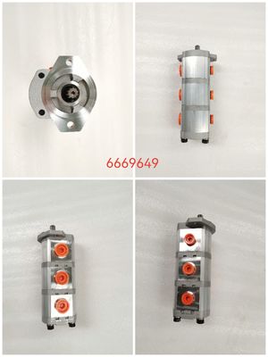 6669649 Hydraulische Getriebepumpe hohe Qualität einjährige GarantieDreifache Pumpe für Baumaschinen für Komatsu Kawasaki