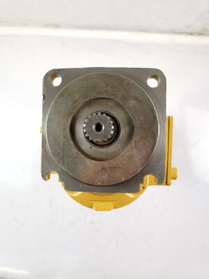 Hydraulik-Zahnradpumpe CBGJ2051+2051+2051 17T L Aluminiumlegierung und Eisenmaterialien Gelbe Farbe Hydraulikölpumpe für Baumaschinen