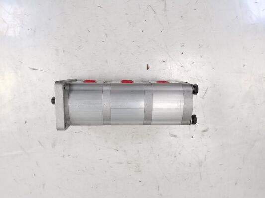 Eisen- und Aluminiumlegierte Materialien Hydraulische Getriebepumpe 12+12+9CC-15T-R Baumaschinenfabrik Versorgung Hydraulische Ersatzteile