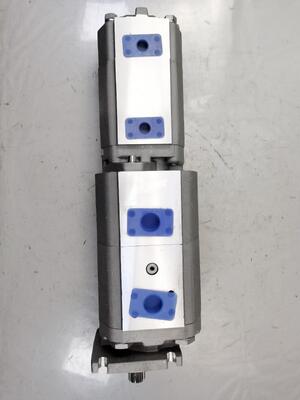 4-Stufen-Hydraulische Getriebepumpe 80+80+40+8 Hochwertige Eisen- und Aluminiumlegierungsmaterialien Sortiment für Baumaschinen Fabrikversorgung Hydraulische Teile