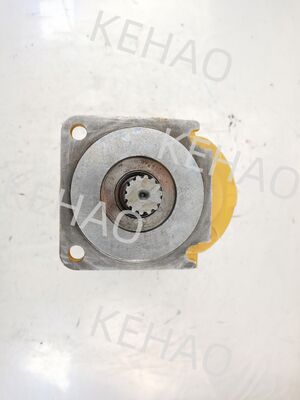 Hydraulische Doppelzahnradpumpe 702D-100+1015-21.6 R 14T aus Aluminiumlegierung, konzipiert für die Hydraulik und Flüssigkeitsübertragung in Baumaschinen.