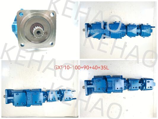 GXP10-100+90+40+35L Hydraulik-Zahnradpumpe für Amerika Parker GXP10 GXP1 GXP0 GXPP Serie GXP2 Aluminiumlegierung Material Ein Jahr Garantie