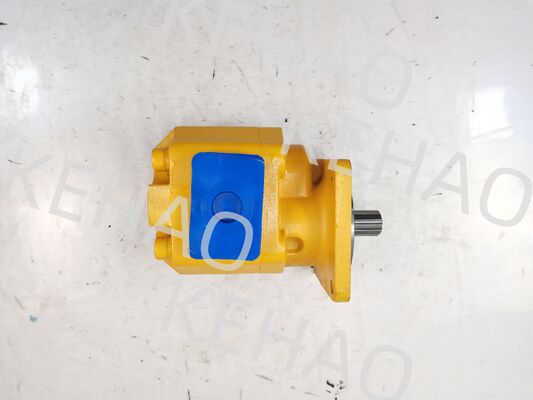 JHP2063L 6T Bulldozer Pumpe Gusseisen Aluminiumlegierung Material Hydraulik-Zahnradpumpen Gelbe Farbe Durchflussrate 200 für CAT