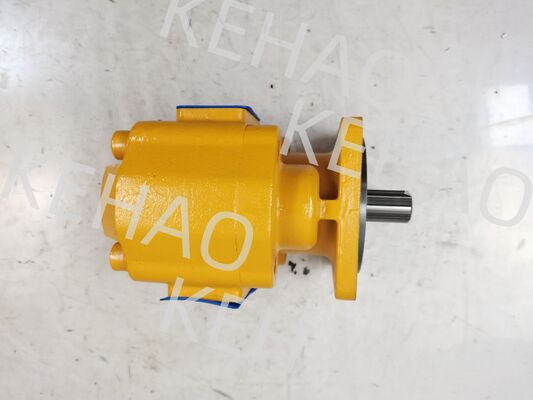 JHP2063L 6T Bulldozer Pumpe Gusseisen Aluminiumlegierung Material Hydraulik-Zahnradpumpen Gelbe Farbe Durchflussrate 200 für CAT