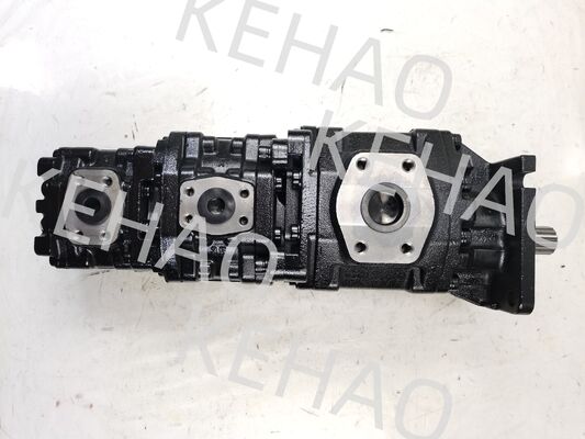 NABCO Zahnradpumpe NABCO126MM+76MM+80MM-14T-L Eisen Aluminium Edelstahl Mittlerer Hochdruck Hydraulik Zahnradpumpe für Kawasaki Ausrüstung