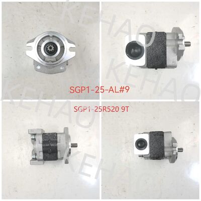 SGP1-25-ALΦ9(SGP1-25R520 9T) (1) Hydraulik-Zahnradpumpe aus Aluminiumlegierung, mittlerer Druck, außenverzahnt, Zahnradpumpen-Ersatz
