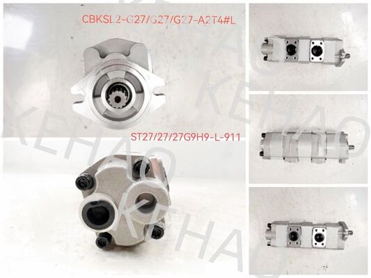 Hochdruck-Guss-Eisen-Hydraulische Getriebepumpe ST27+27+27G9H9-L-911 Ölpumpe CBKSL2-G27+G27+G27-A2T4ΦL mit 1-Jahres-Garantie für Industrieanlagen