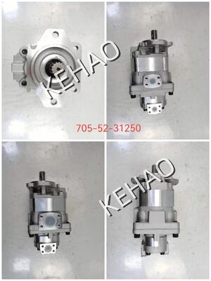 Getriebepumpe 705-52-31250/SAR 80+U ((1) 18 Hydraulische Getriebepumpe mit mittlerem Druck für Komatsu-Ausrüstung HD325-7/HD405-7/HM300/HM300