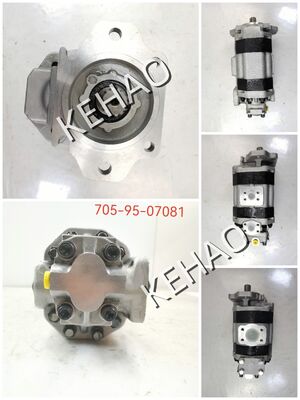 Customize Hydraulic Gear Pump 705-95-07081 Iron and Aluminum alloy materials Oil Transfer Pump SDR(30)63+50+SBR6 for Agricultural Machinery