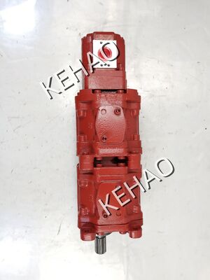 NABCO Hydraulic Gear Pump NABCO-15TLC-4(56+50-A1-12) Iron and Aluminum alloy Industrial Grade Gear Oil Pump Replacement For Excavator Heavy Machinery