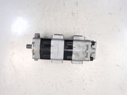 Hydraulische Zahnradpumpe von Kawasaki CBKSL-F27+F20+F9.5-AT12ΦL/STYB27+20+9.5L419-13T Zahnradpumpe aus Eisen-Aluminium-Legierung mit 150 bar-250 bar Doppelpumpe