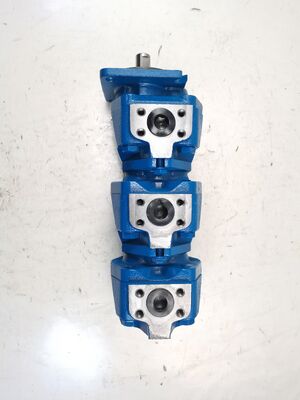 Für Rexroth Hydraulische Getriebepumpe GXPO-AOD10WRTB-10WRTB10AB6R mit hoher Durchflussrate Gusseisenölgetriebepumpe 3-stufige für Bau schwerer Ausrüstung