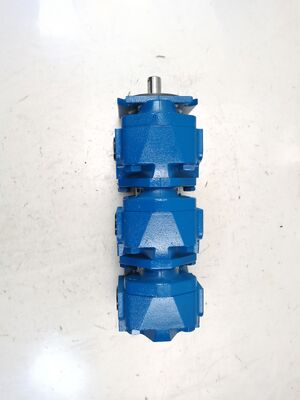 Für Rexroth Hydraulische Getriebepumpe GXPO-AOD10WRTB-10WRTB10AB6R mit hoher Durchflussrate Gusseisenölgetriebepumpe 3-stufige für Bau schwerer Ausrüstung