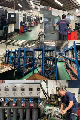 KEHAO Hydraulic Gear Pump KFP2232+2219 Dual Pump KFP22 KFP23 KFP32 KFP2227 Serie Eisen-Aluminiumlegierung für Baumaschinen