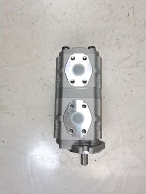 Komatsu Hydraulic Gear Pump KRP4 Serie Ölpumpe KRP4-27+17 Eisen Aluminiumlegierte Materialienl Pumpe mit 150bar-250bar Druck Ersatz für schwere Maschinen