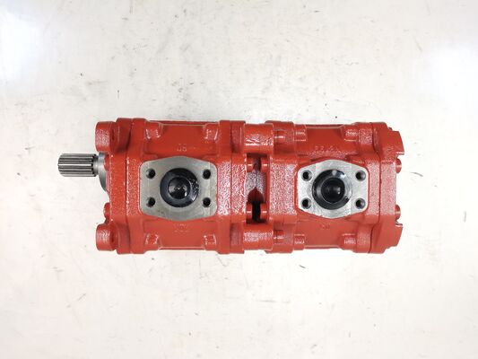 NABCO Getriebepumpe NABCO-15TLC-456+50-A1 Doppelpumpe Eisen- und Aluminiumlegierung Hydraulische Pumpe Industrielle Qualität Getriebeölpumpe ISO9001-zertifizierte Fabriklieferung