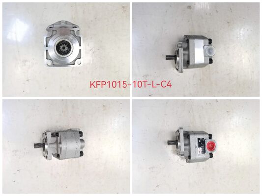 KFP Pumpe Hydraulische Zahnradpumpe KFP1015-10T-L-C4 Verdrängung Gusseisen Aluminiumlegierung Ölzahnradpumpe für Bagger Schwermaschinen ISO9001 zertifiziert