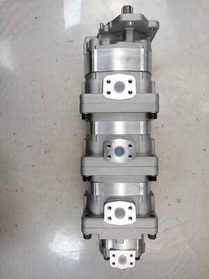 Komatsu Zahnradpumpe 4-stufige Hydraulikpumpe SAR3-71+32+32+20 Gusseisen Aluminiumlegierungsmaterialien Hochdruckpumpe Hydraulikteile für Lader Ein Jahr Garantie