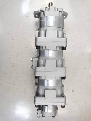 Komatsu Zahnradpumpe 4-stufige Hydraulikpumpe SAR3-71+32+32+20 Gusseisen Aluminiumlegierungsmaterialien Hochdruckpumpe Hydraulikteile für Lader Ein Jahr Garantie