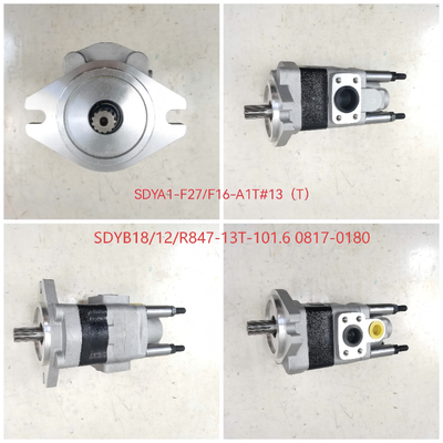 KEHAO Zahnradpumpe Gusseisen und Aluminiumlegierung Hydrauliköl-Transferpumpe SDYA1-F27+F16-A1TΦ für Gabelstapler Maschinenersatzteile Zertifizierung OEM ODM