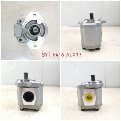 Hochdruck-Zahnradpumpe SYT-F414-ALX13L/SYT-F416-ALX13 Industriequalität Hydraulikpumpe für Bagger Schwermaschinen Stahl- und Aluminiumlegierungen Fabrikversorgung
