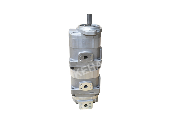 Silberne Bagger-KOMATSU-Zahnradpumpe 705-56-24090 24030 hydraulische angetrieben