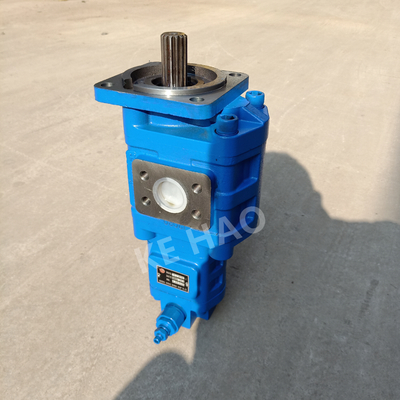 CBGJ-Doppelpumpe-Quadratabdeckung Keil-blaue kompakte ursprüngliche Zahnradpumpe für die Technik der Maschinerie und des Fahrzeugs