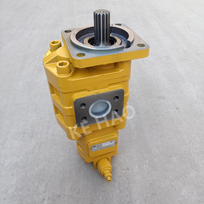 CBGJ-Doppelpumpe-Quadratabdeckung Keil-Gelb-Vertrags-ursprüngliche Zahnradpumpe für die Technik der Maschinerie und des Fahrzeugs