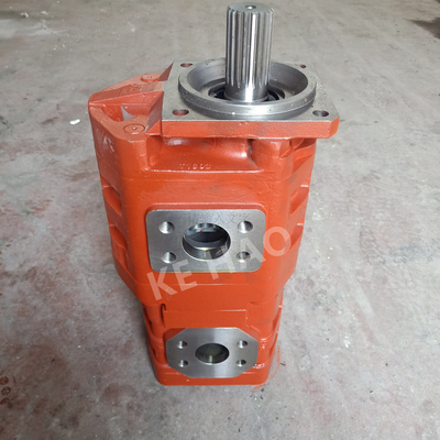 CBGJ-Doppelpumpe-Quadratabdeckung Keil-orange kompakte ursprüngliche Zahnradpumpe für die Technik der Maschinerie und des Fahrzeugs