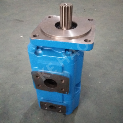 JHP-Doppelpumpe-Quadratabdeckung Keil-blaue kompakte ursprüngliche Zahnradpumpe für die Technik der Maschinerie und des Fahrzeugs
