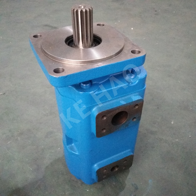 JHP-Doppelpumpe-Quadratabdeckung Keil-blaue kompakte ursprüngliche Zahnradpumpe für die Technik der Maschinerie und des Fahrzeugs