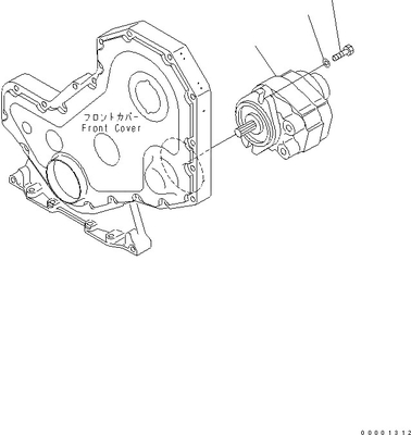 Pumpen-Versammlung des Standard-705-22-26260 D41E D41P